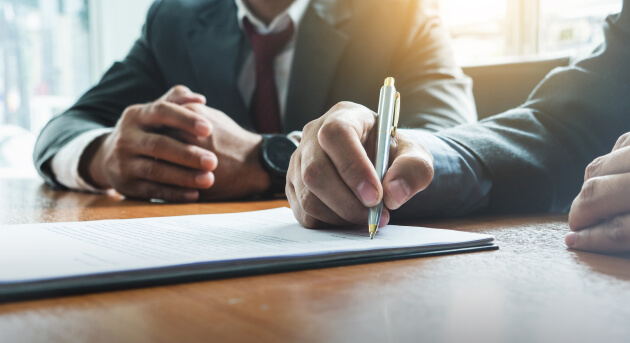 Подписание договора